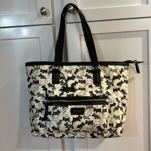 COPY - Radley London laptop bag in cute dog print